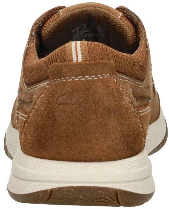 Clarks Sailview Lace cognac