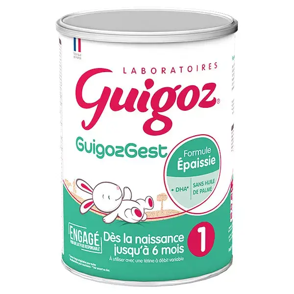 Leite infantil espessado Guigoz Gest Fase 1 780g