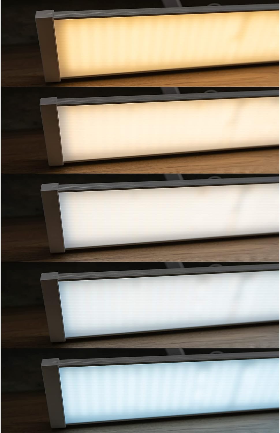 SEMPLIX LED Arbeits-Tischlampe mit 540 LEDs – dimmbar & augenschonend – 5 Lichtstufen – flexibel dreh- & schwenkbar – mit Tischklemme