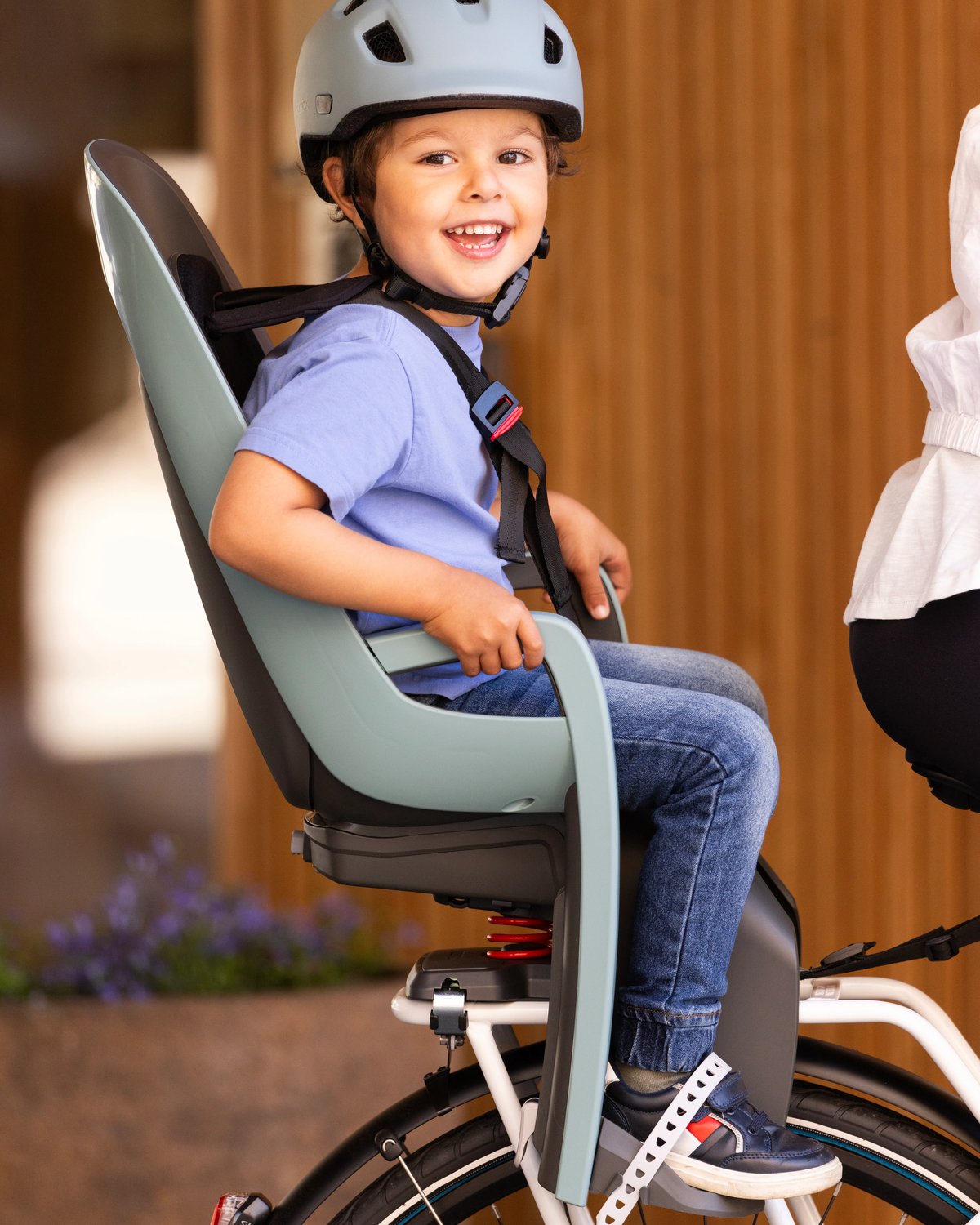 Caress Sykkelsete – Montert på Bagasjebrett | Hamax Caress Child Bike Seat, Rack Mounted