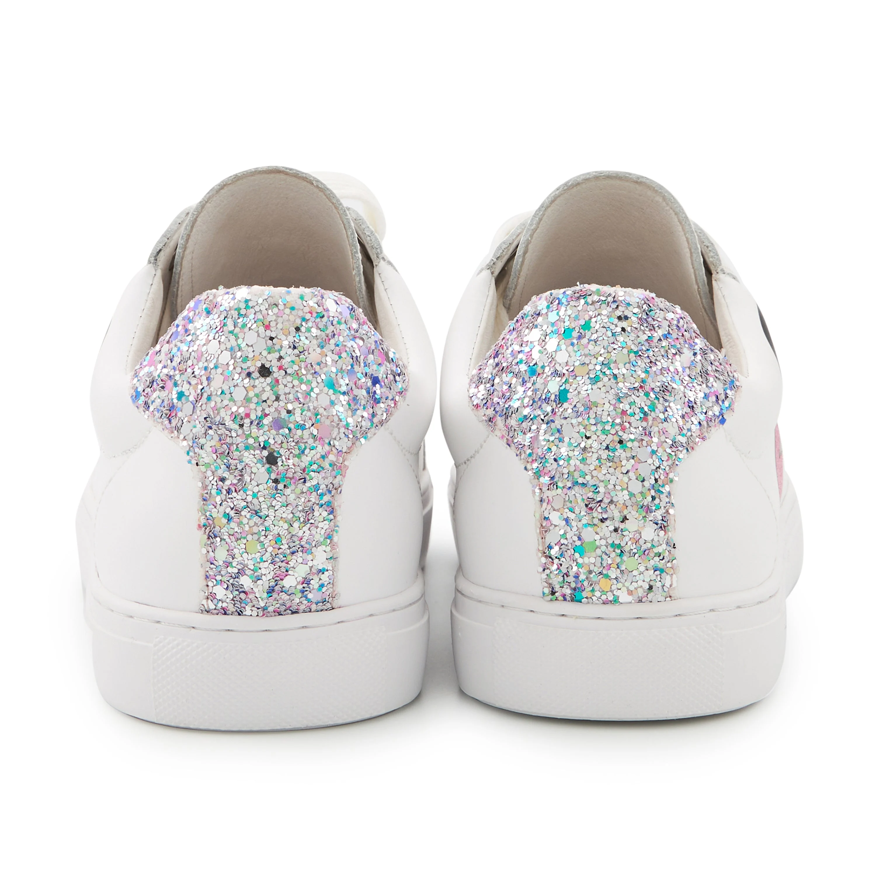 SIMONE ENJOY YOURSELF - Sneakers en cuir | Blanc