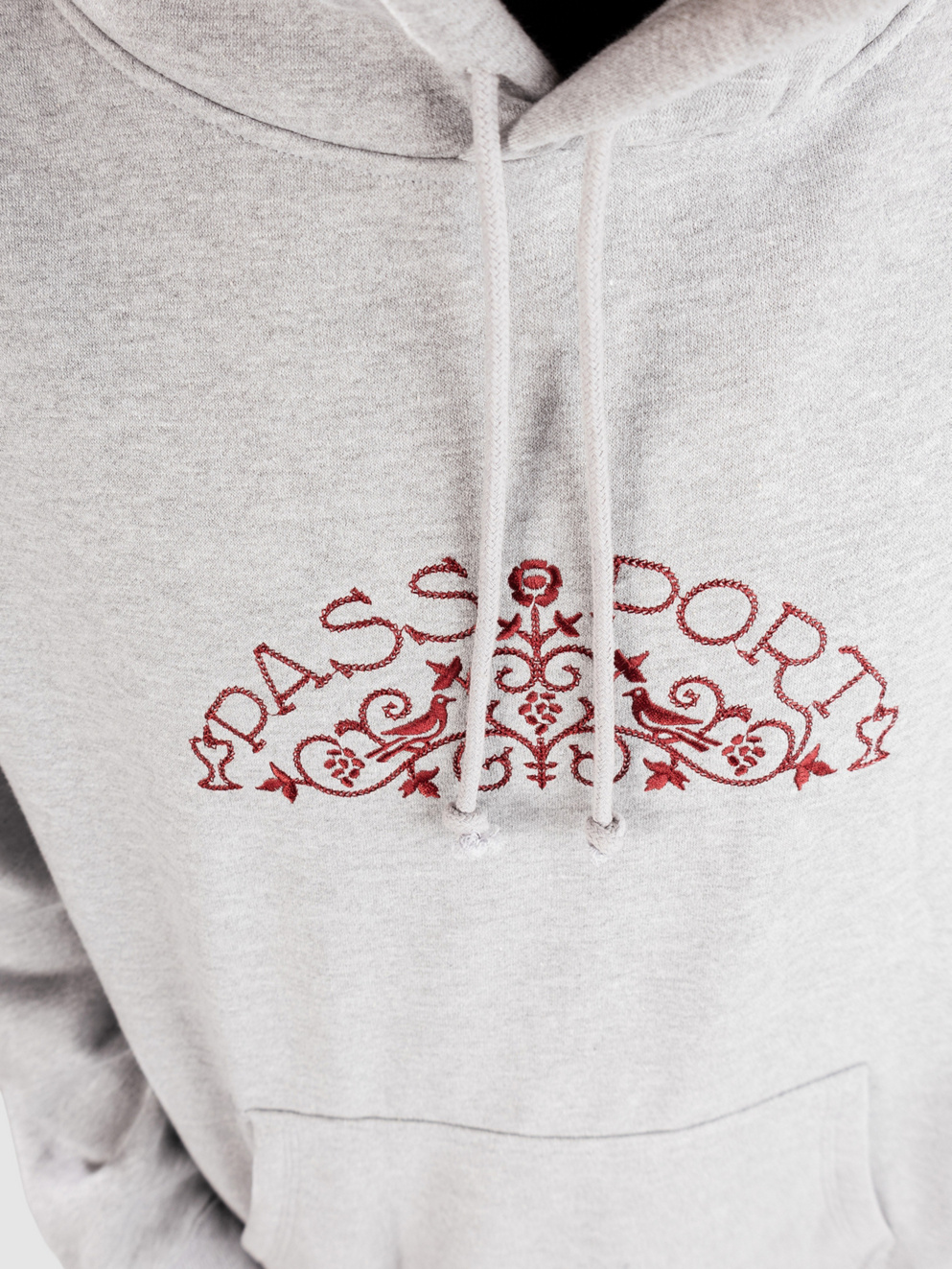 Pass Port Vineyard Birds Hoodie ash