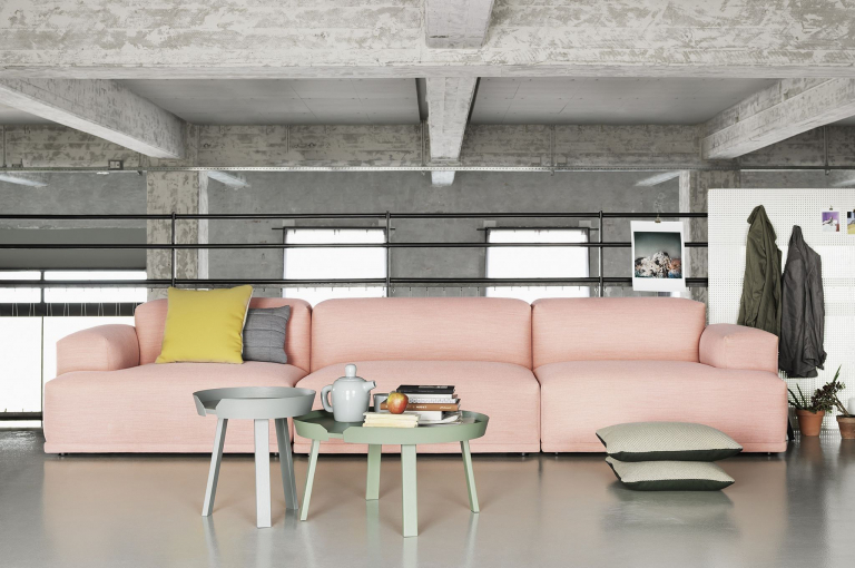 Muuto Connect bank driezitter, Steelcut Trio 133