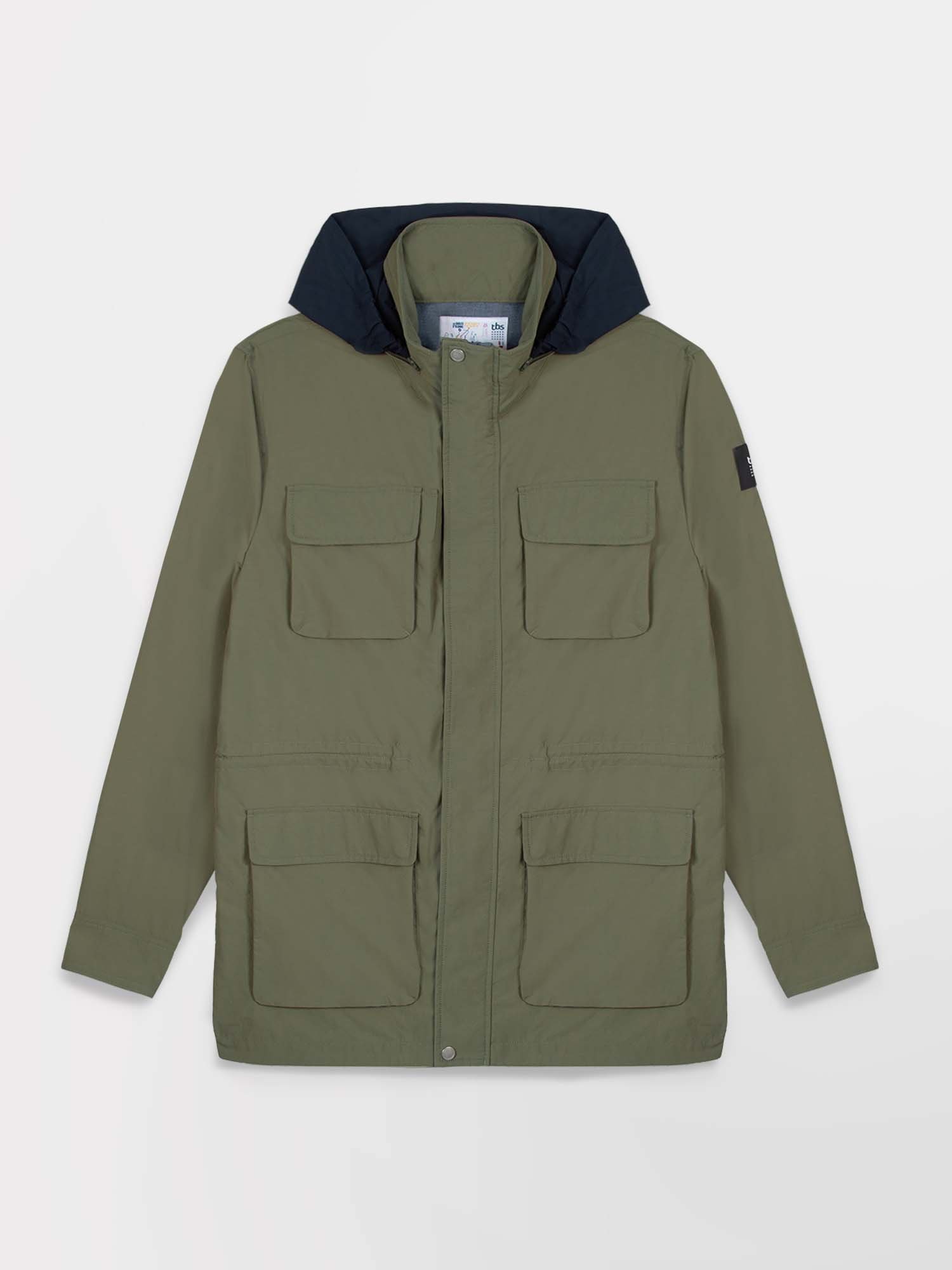 Veste Saharienne Homme Legère & Déperlante Kaki