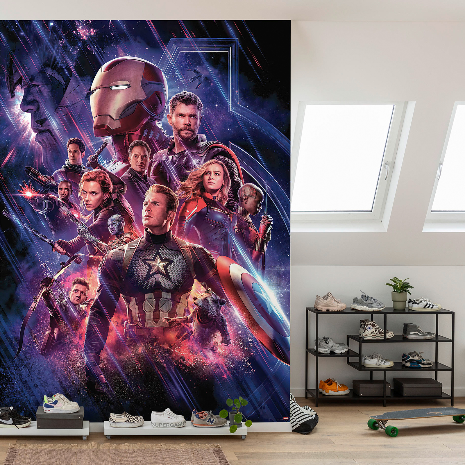 Papier-Fototapete AVENGERS ENDGAME MOVIE - bunt - 184x254 cm
