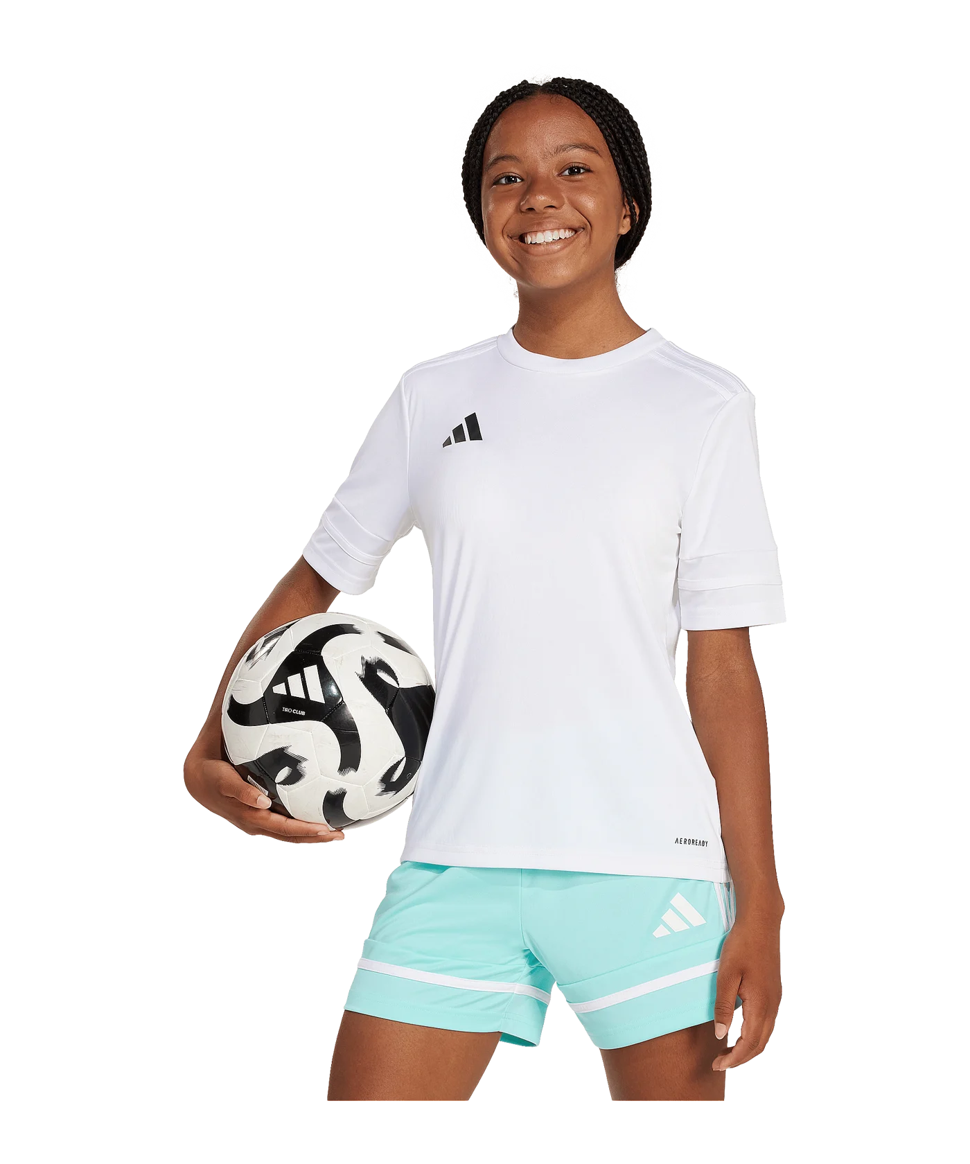 adidas Squadra 25 Trikot Kids Weiß