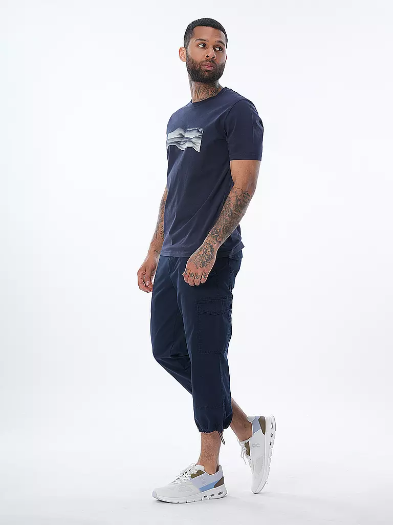 ARMEDANGELS T-Shirt JAAMES WAVY blau
