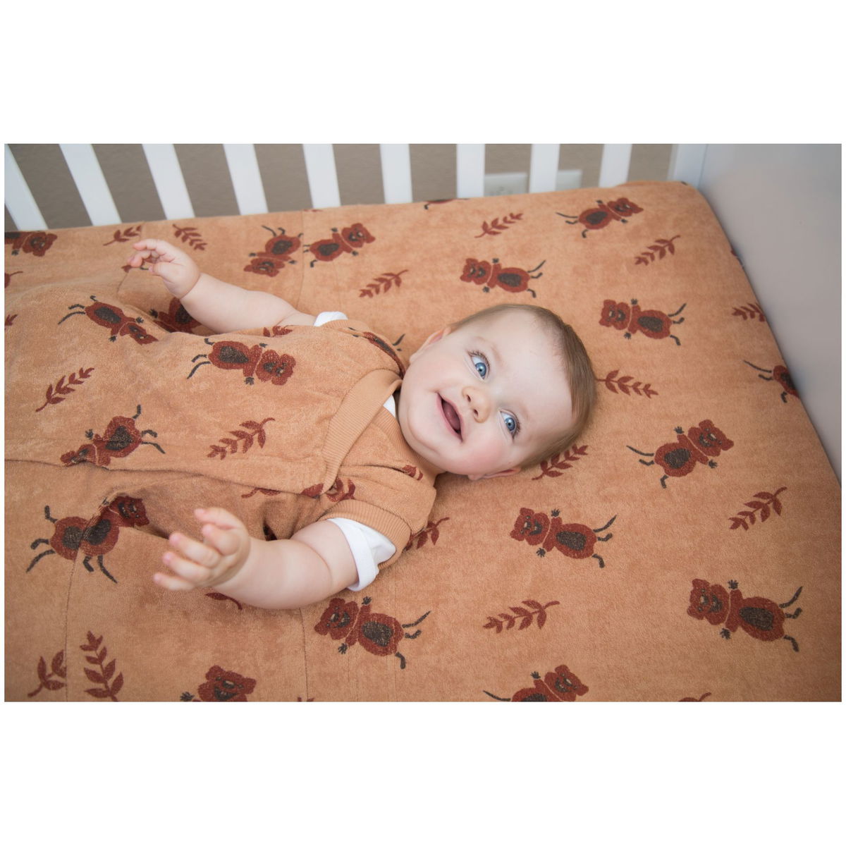 ZewiZewi   Decke mit Gilet 70x140 copper quokka