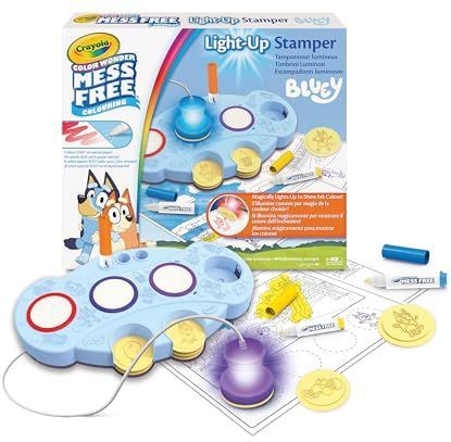 Crayola - Color Wonder - Magisch Verfset - Lichtgevende Kwast - Bluey