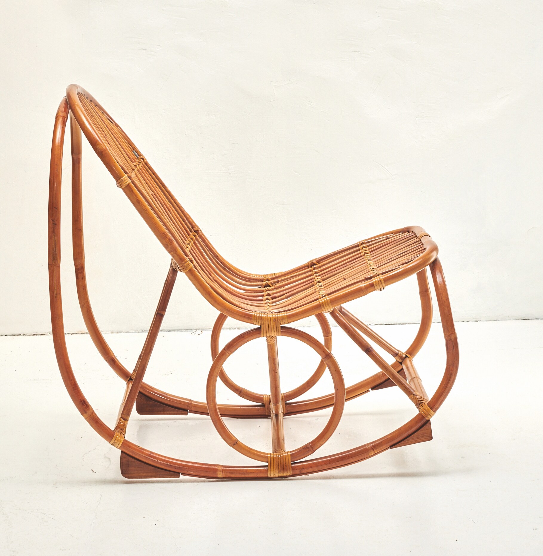 Schaukelstuhl Rattan Sessel Stuhl Relaxsessel Schaukelsessel Schwingsessel