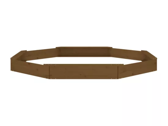 Bac à sable jeu bois marron 232 x 232 x 20 cm 02_0041539