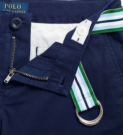 Polo Ralph Lauren Shorts - Uhr Hill - Navy m. Gürtel