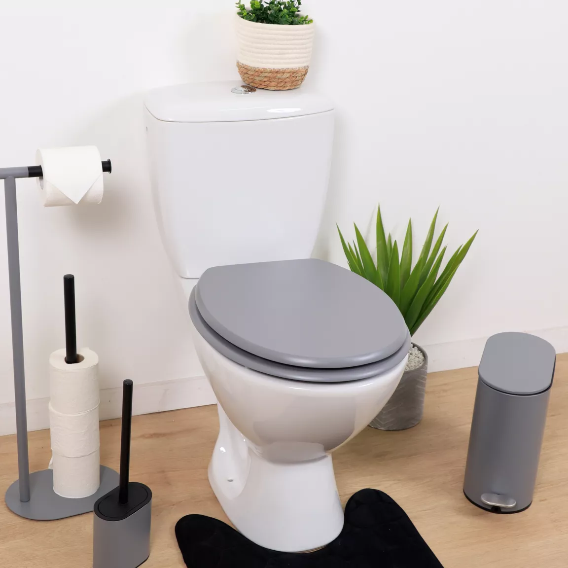 Abattant WC 18 pouces MDF Primo Gris