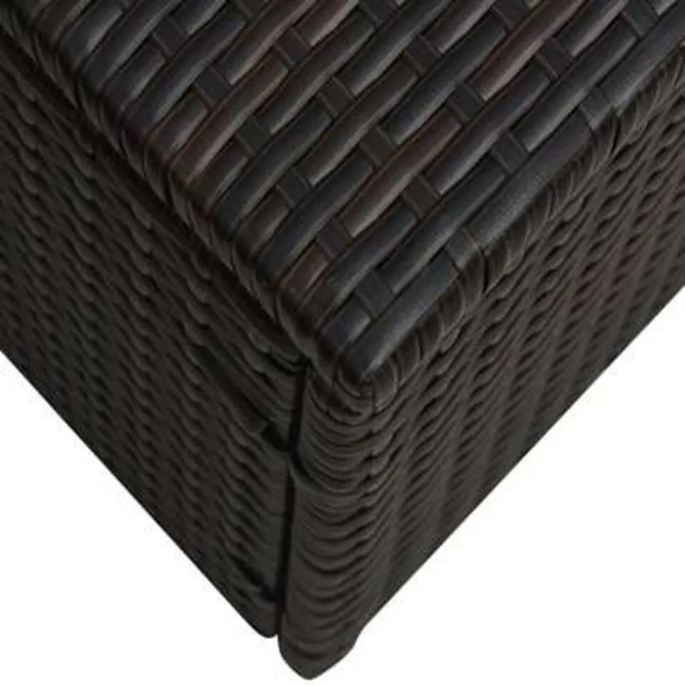 vidaXL - Loungeset - Bruin - Poly rattan