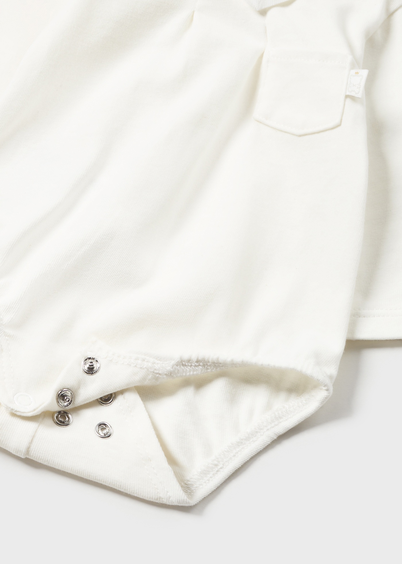 Body para recém-nascido Better Cotton com gola