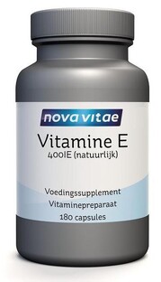 Nova Vitae Vitamine E 400iu Capsules 180CP