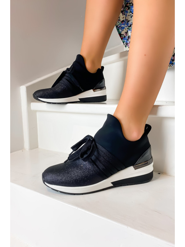 Baskets INUIT LYCRA Noir - Reqins