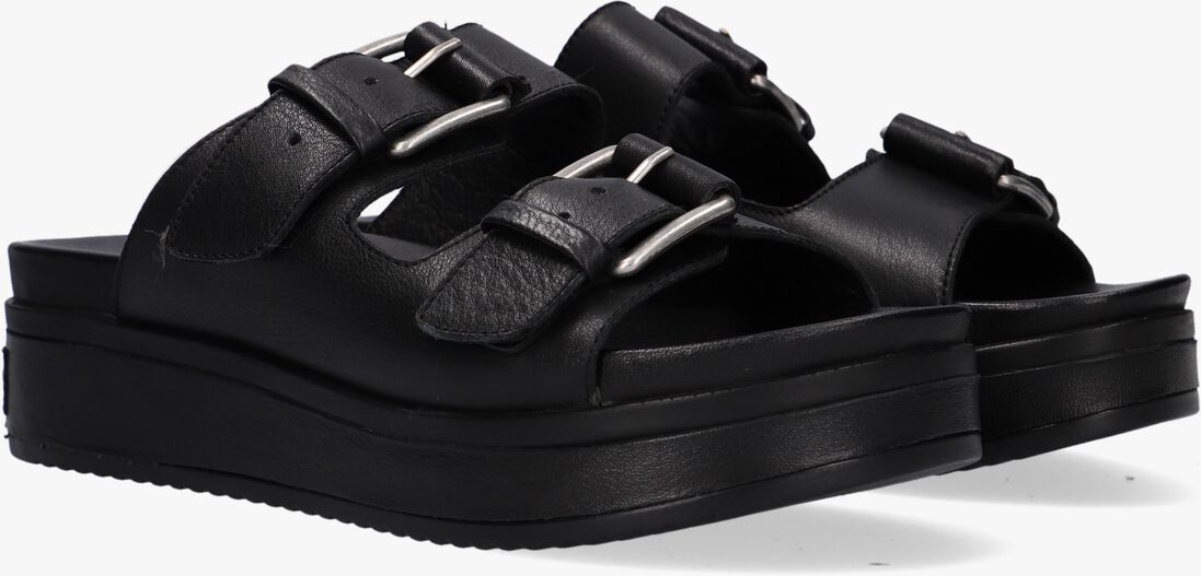 SHABBIES zwarte shabbies slippers 170020174