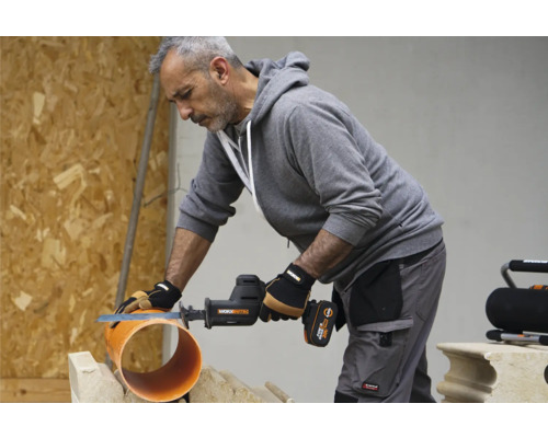Worx Nitro 20V 2Ah snoerloze reciprozaag + GRATIS bonusartikel: 20V accu WA3644 (4,0Ah)