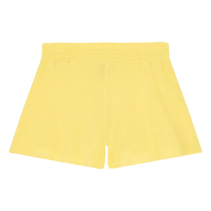 Hundred Pieces Short en Gaze Coton Bio | Jaune pâle