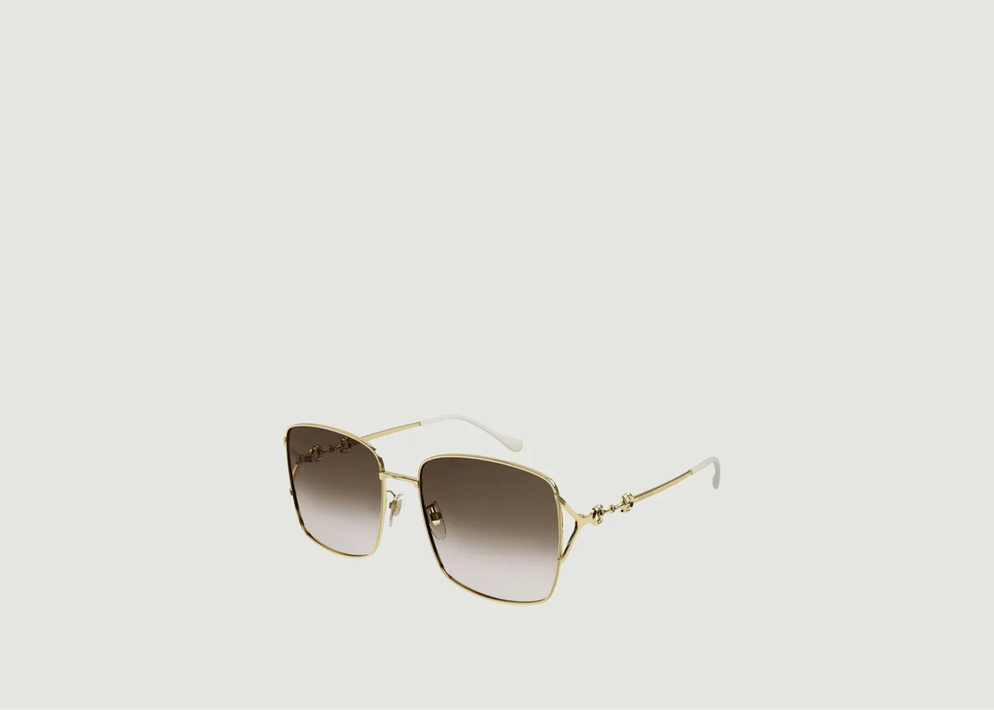 Lunettes de soleil rectangulaires avec détail mors Gucci
