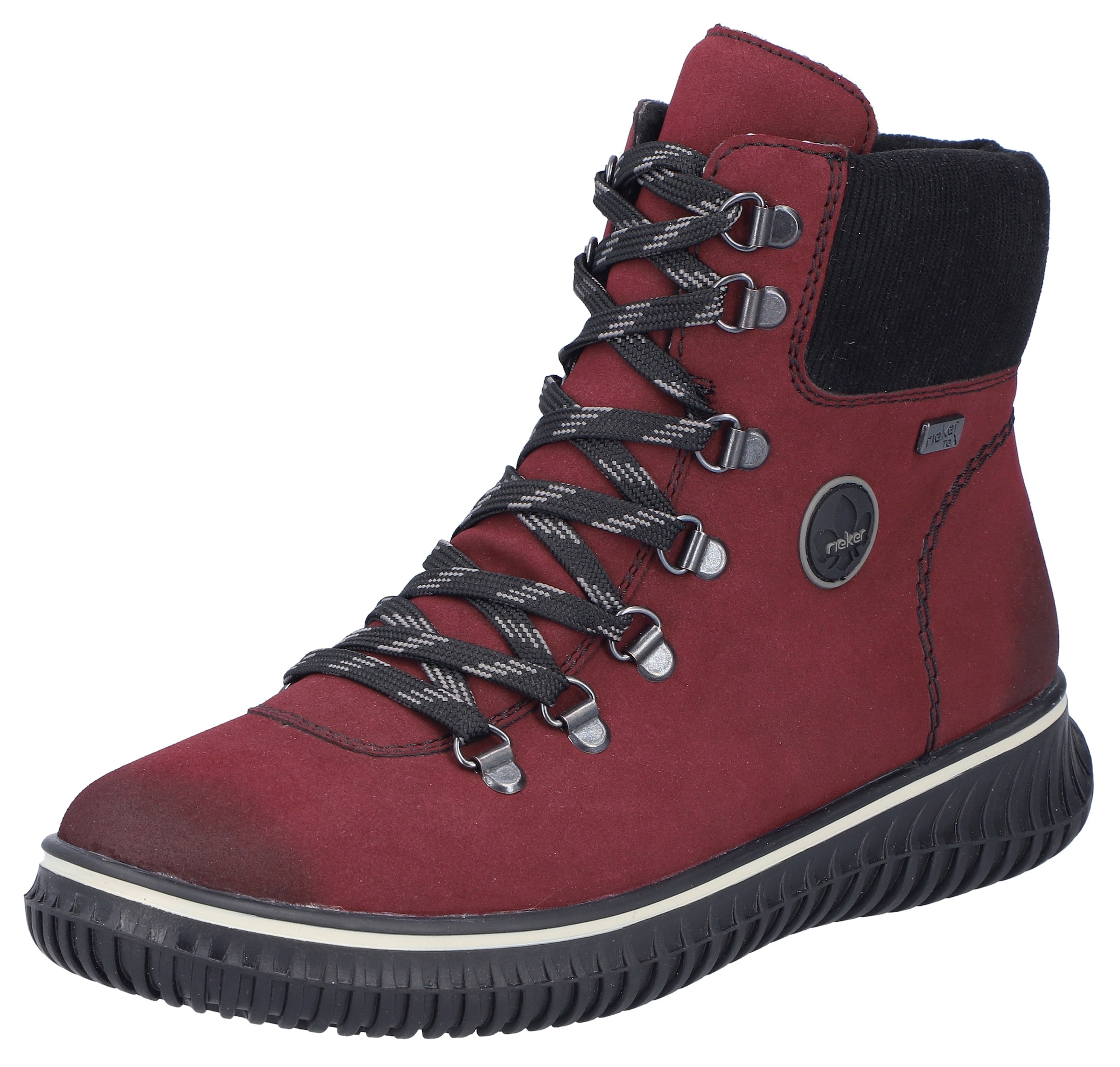 Rieker Winterboots  , Schnürboots, Stiefelette, TEX-Membran, mit gepolstertem Schaftrand