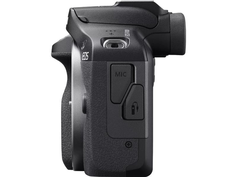 Canon Fotokamera EOS R100 RF-S 18-45 mm SDXC Extreme 64 GB Kompaktkamera mit leistungsstarken Funktionen, Objektiv, Speicherkarte und Tasche