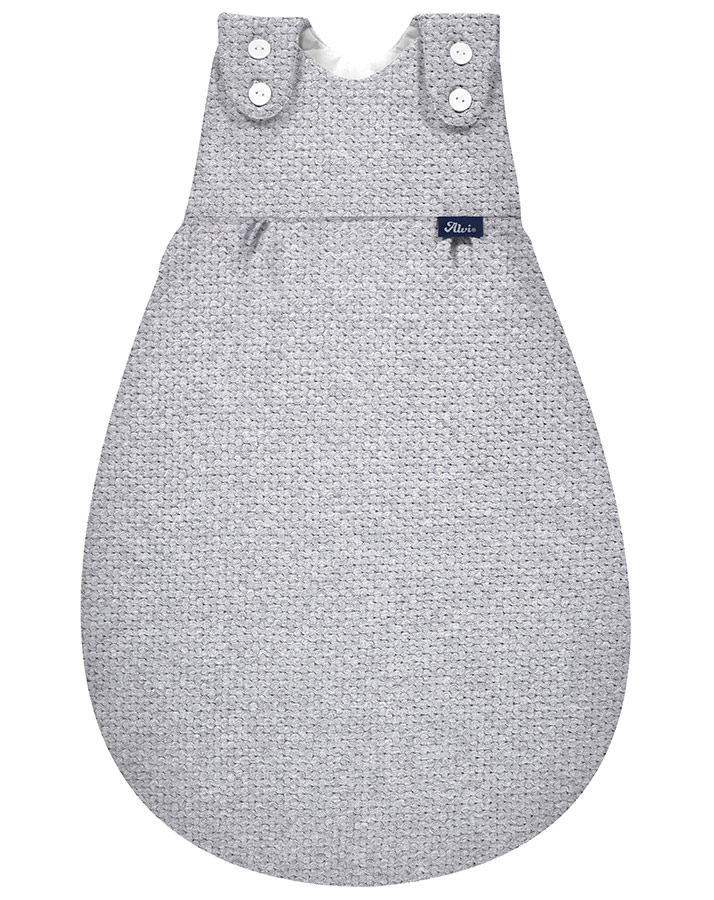 Schlafsack BABY-MÄXCHEN® AUßENSACK – PIQUE in grau