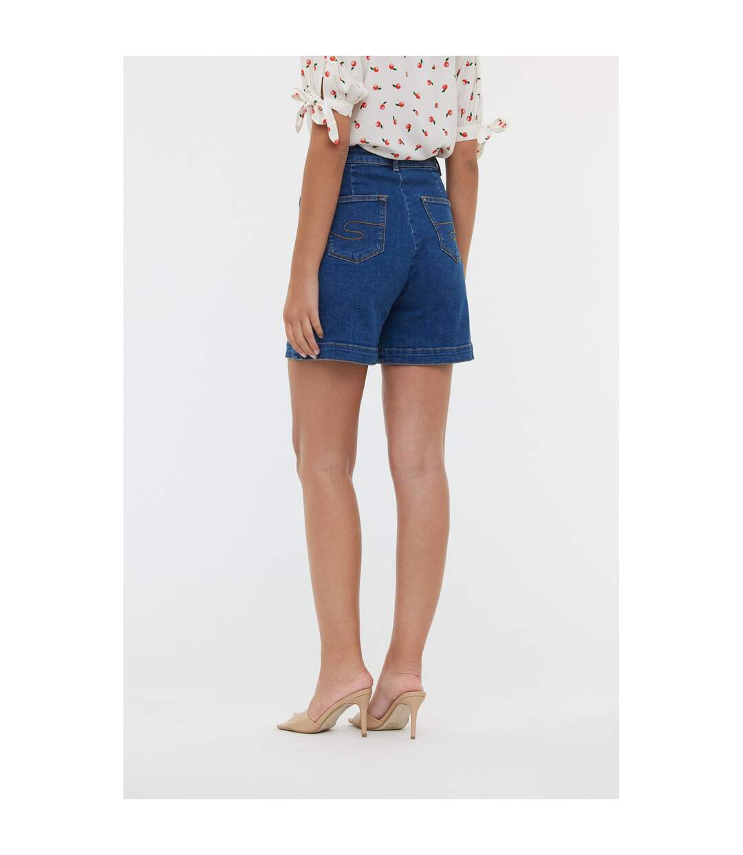 Short coton high flair NOKE