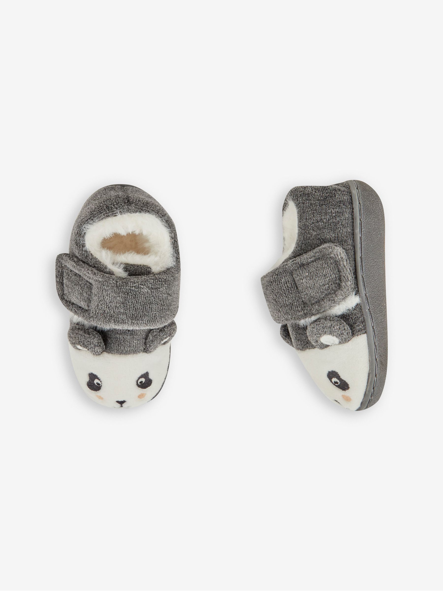 JoJo Maman Bébé - Gemakkelijk pantoffels met pandabeertje voor meisjes