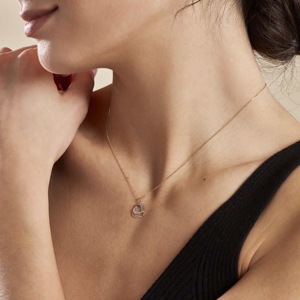 Collier Urlane Or Jaune Diamant