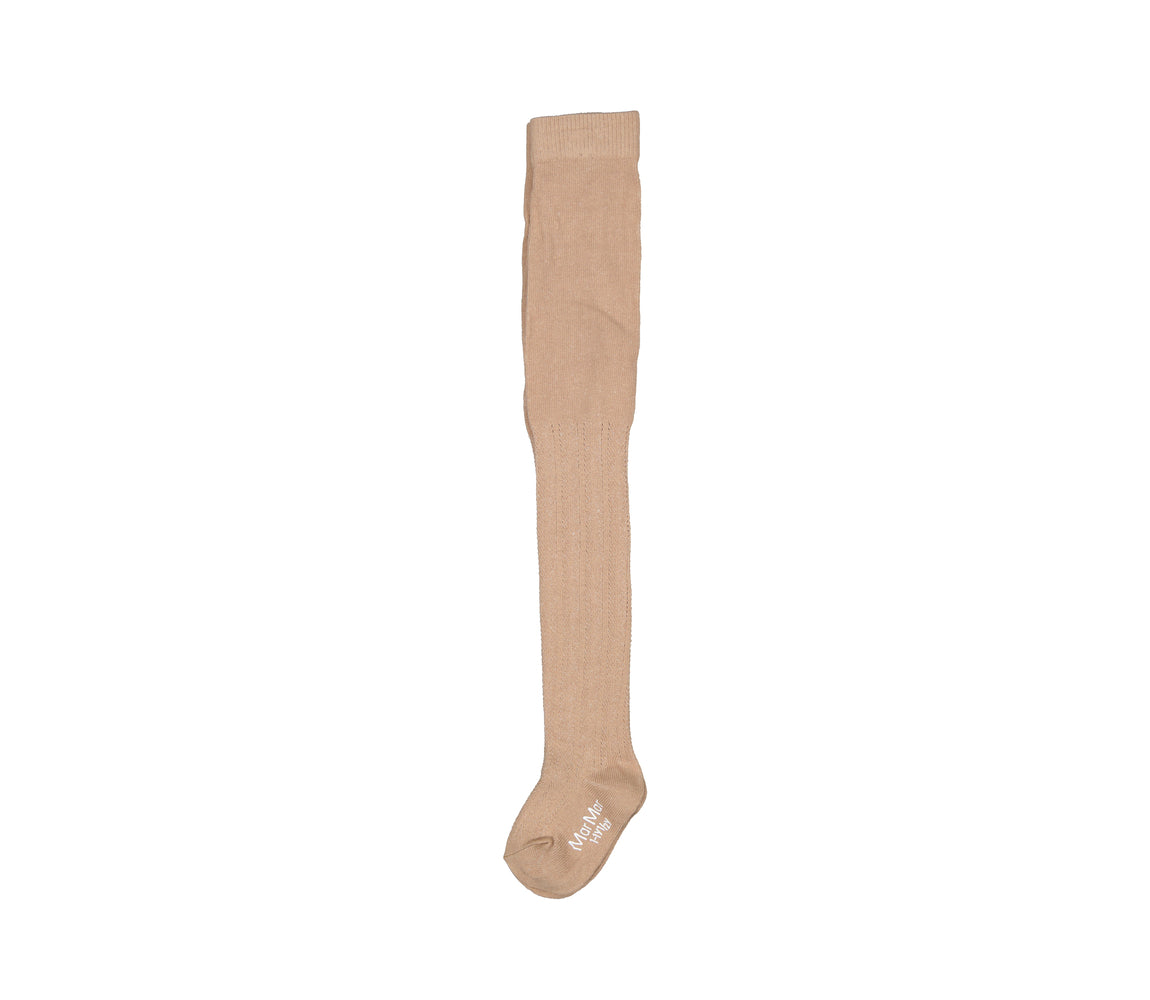 Tights Pointelle, Strømpebukser - Alpaca Melange