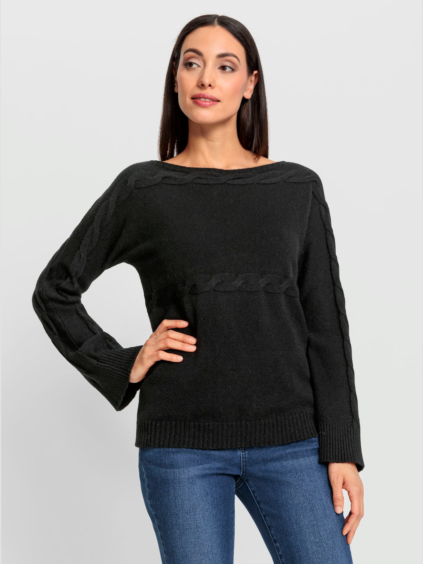 Pull jolie structure tricot