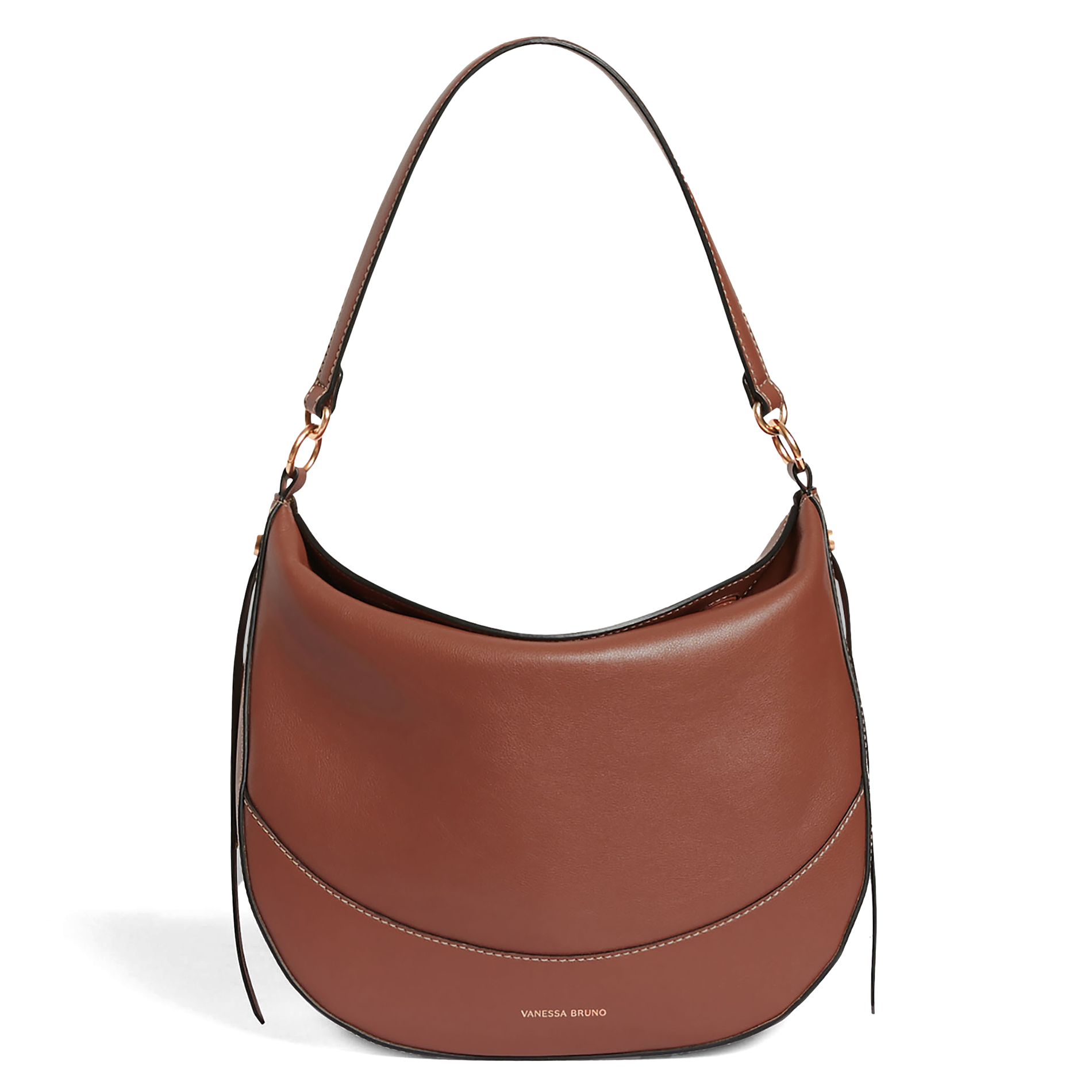 DAILY - Sac épaule en cuir | Beige