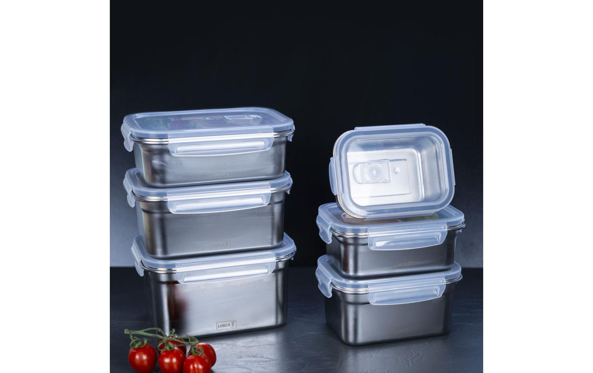 Lunchbox Safety 1500 ml, SilberAufbewahrungsbox