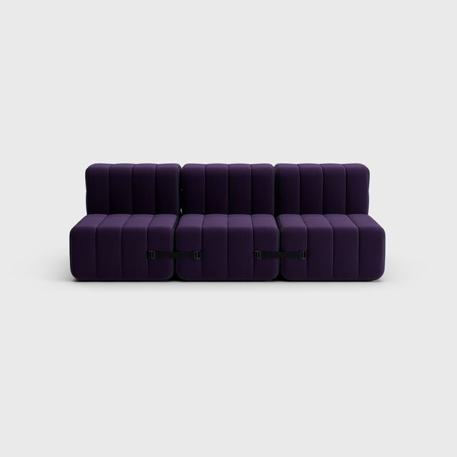 Curt-Set 6 - e.g. Flexibele 3-zitter - Jet - 9607 (blauw | paars)
