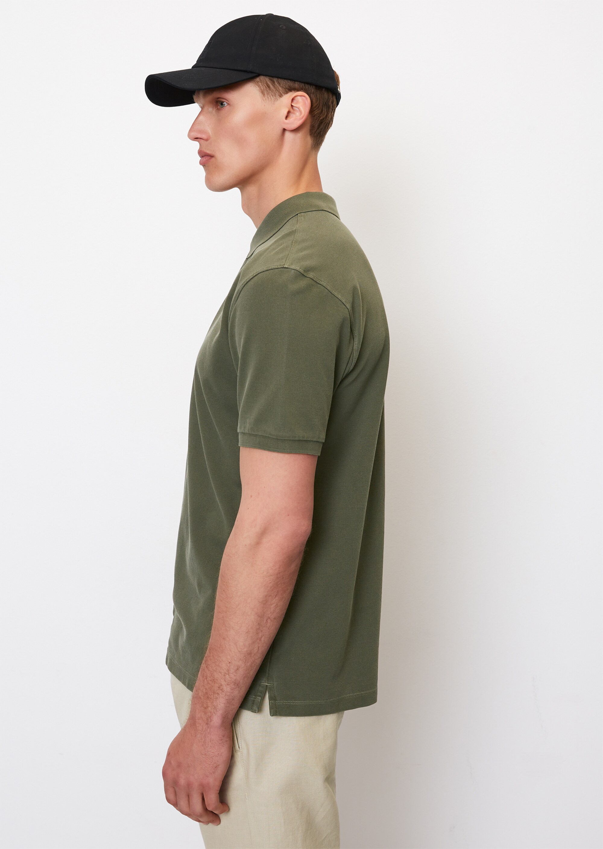 Kurzarm-Poloshirt Piqué regular aus Bio-Baumwolle