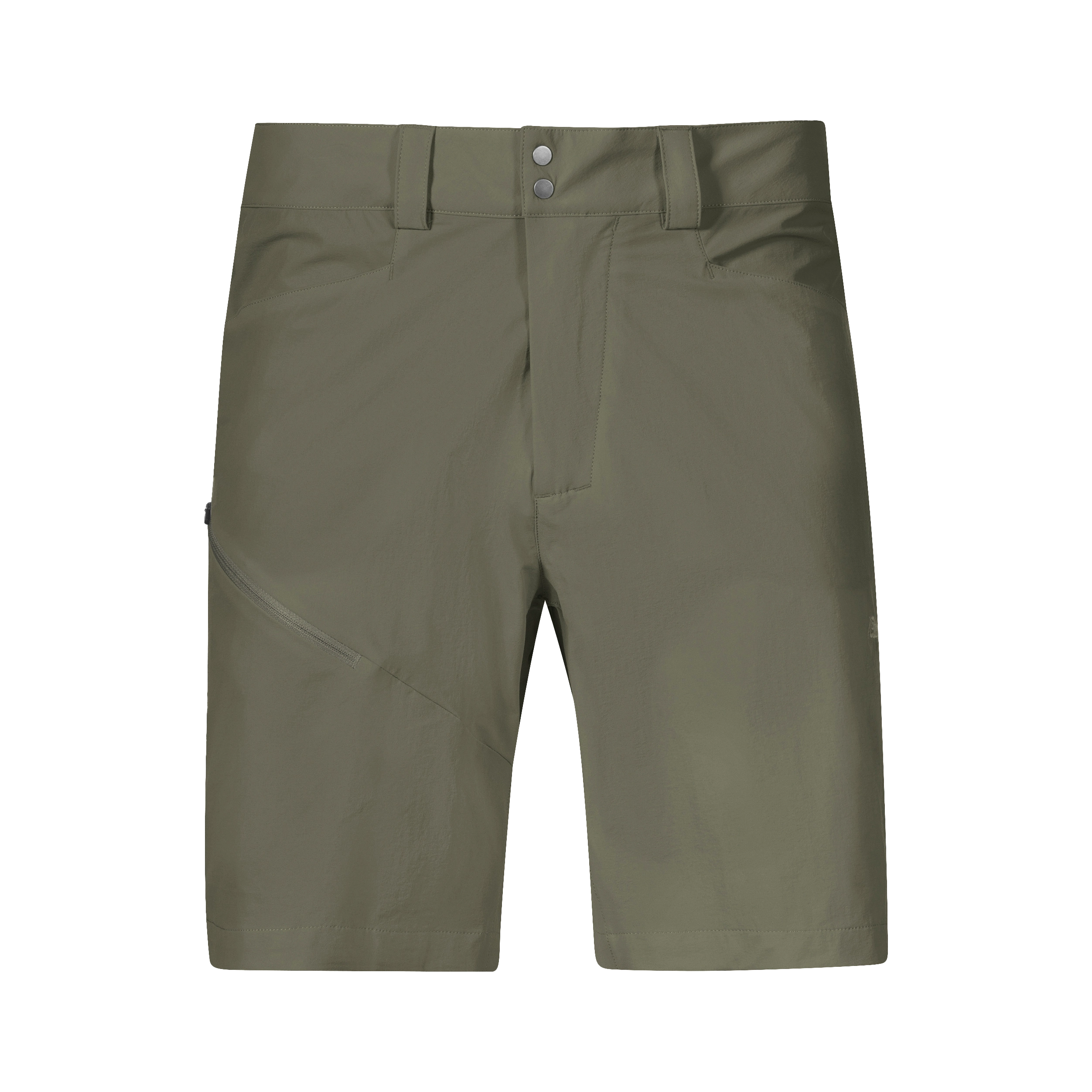 Vandre Light Softshell Shorts Men Green Mud