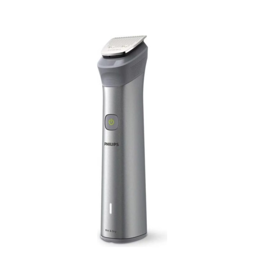 All-in-One Trimmer Series 5000 Multigroom Elektrischer Haarschneider Bart Trimmer Akku Rasierer mit 10 Aufsätzen (MG5920/15) - Silber