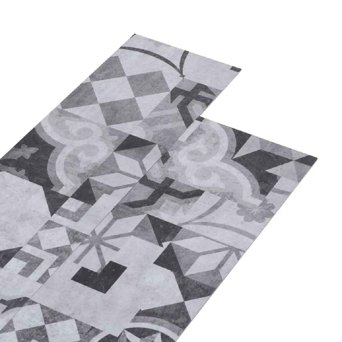 vidaXL Planches de plancher PVC - Gris