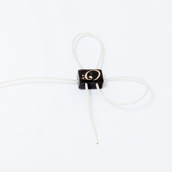 String Tie Classic Ebony
