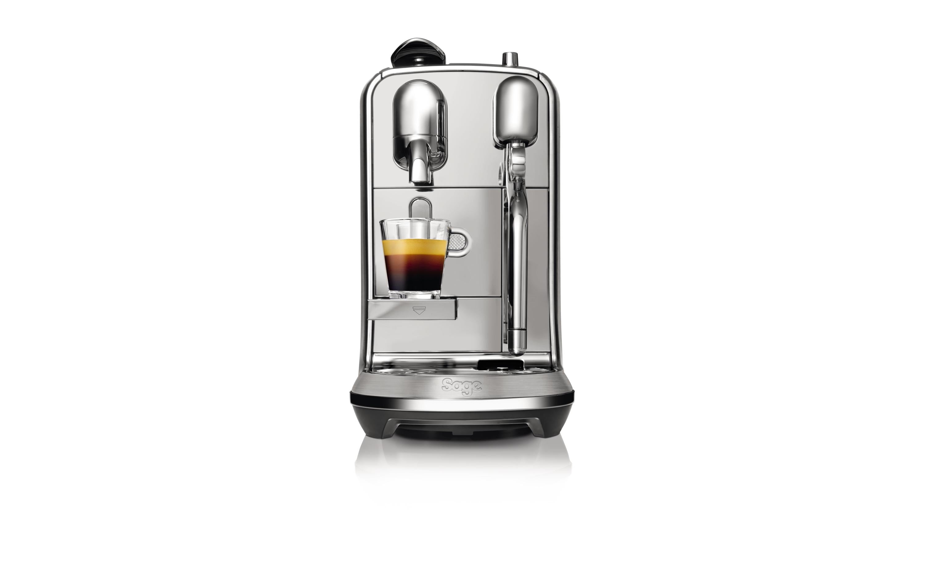 Kaffeemaschine Nespresso Creatista Plus SNE800BSS Silber<br>Kapselmaschine der Original Line für Kaffeespezialitäten in Barista-Qualität