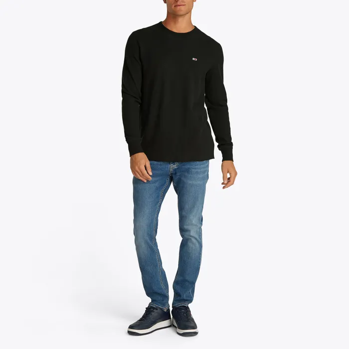 Tommy Hilfiger Slim Waffle Longsleeve Shirt Heren