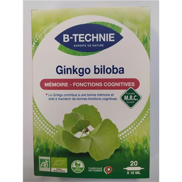 Ginkgo Biloba Bio - 20 Ampolas