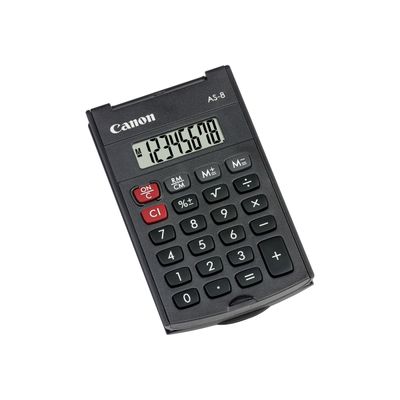 Calculatrice de poche Canon AS-8 - 8 chiffres - alimentation batterie
