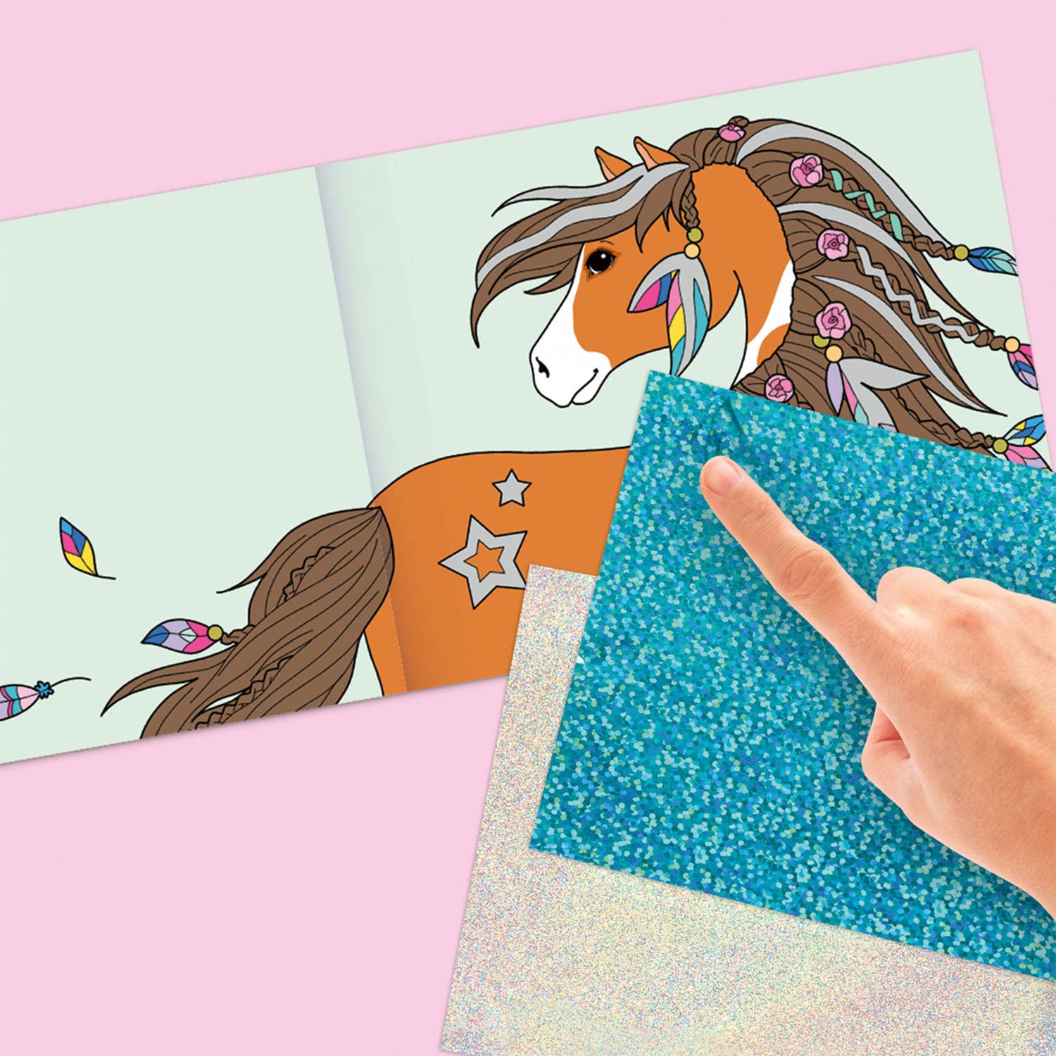Miss Melody Fancy Folie- en Kleurboek