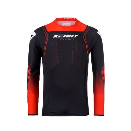 Maillot cross Kenny TITANIUM 2025 - Noir / Rouge