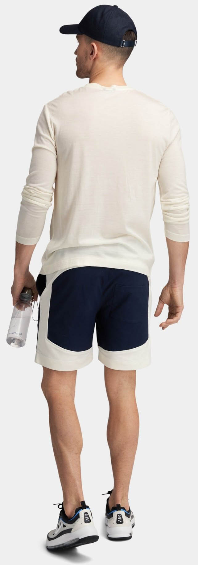 Færder Shorts Herre Cream/Blue Ink