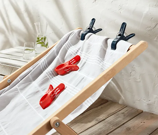 4 Handtuchclips