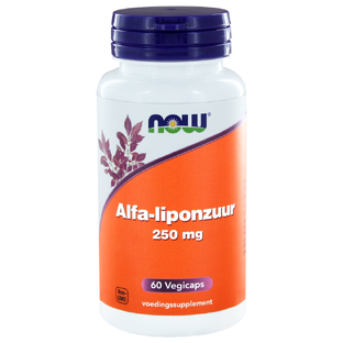 NOW Alfa-liponzuur 250mg Vegicaps 60ST